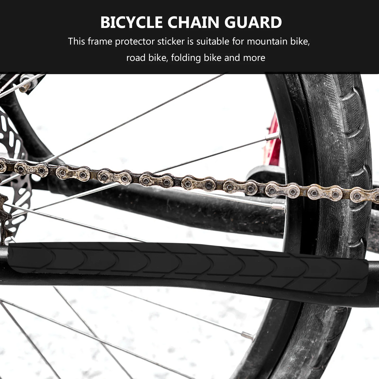 

Bike Frame Protection Sticker Silicone Anti-Scratch Tape For Mountain Road Folding Bikes Durable Cycling Guard Film