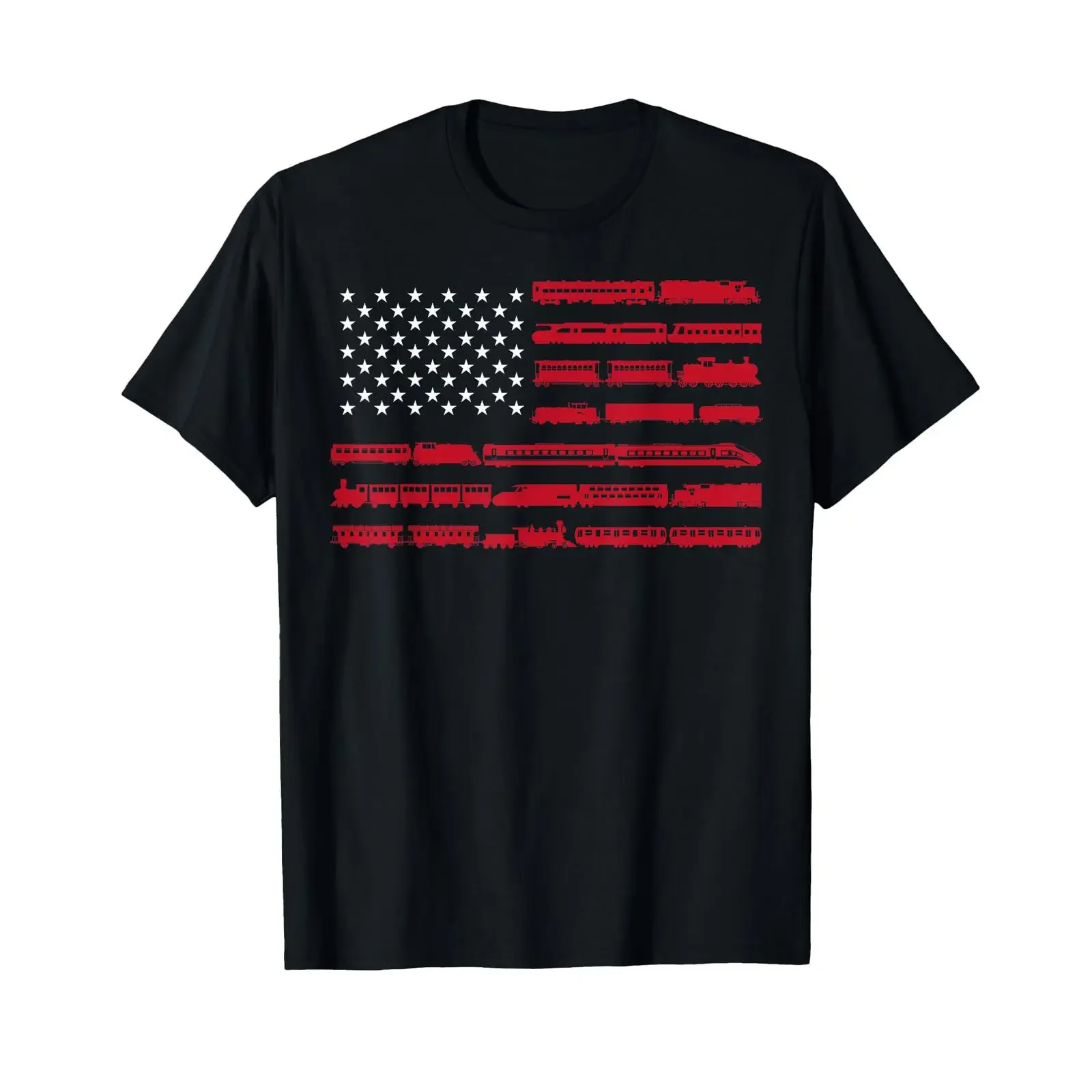 Funny Train Collector Adults Conductor Model Railroad T Shirt Small vintage Washed Top For Everyday Wear fashion graphic Casual