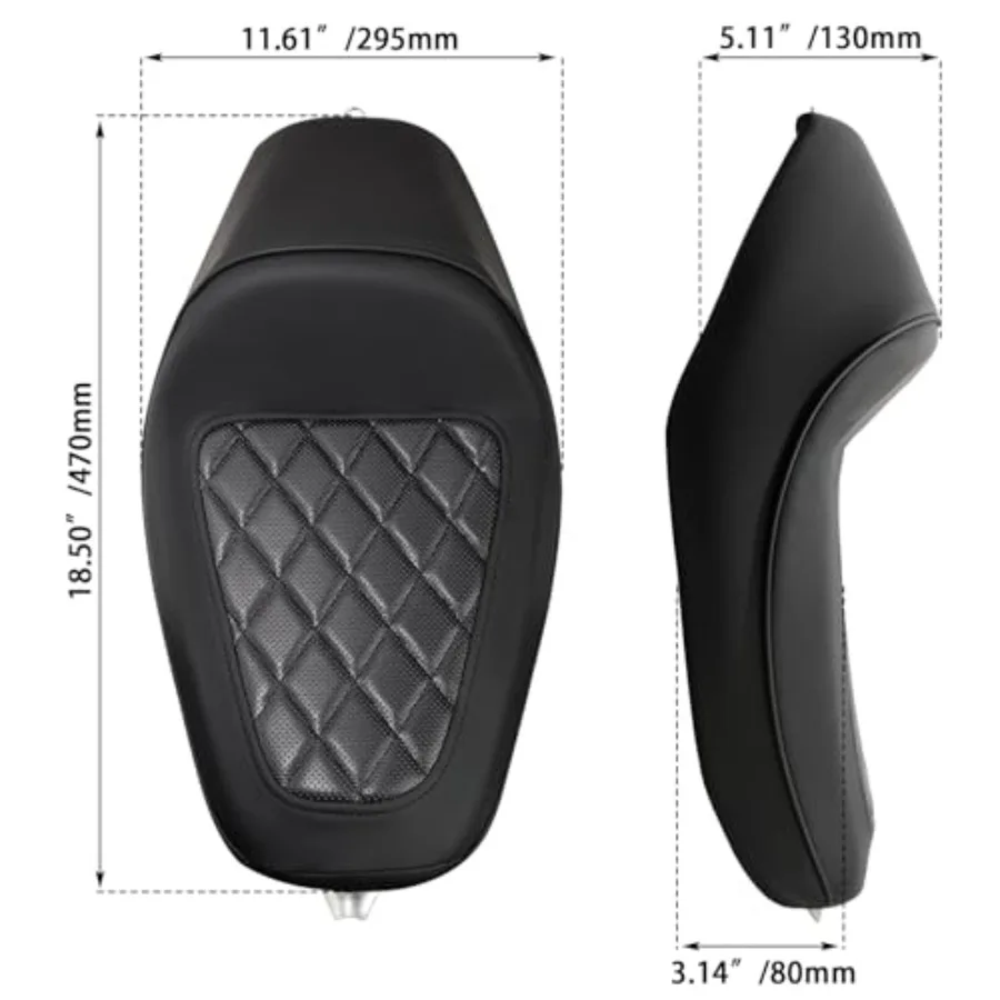 مقعد منفرد للسائق الأمامي لـ Harley Sportster Iron 883 1200 XL883 XL1200NS FortyEight XL1200X 20102022