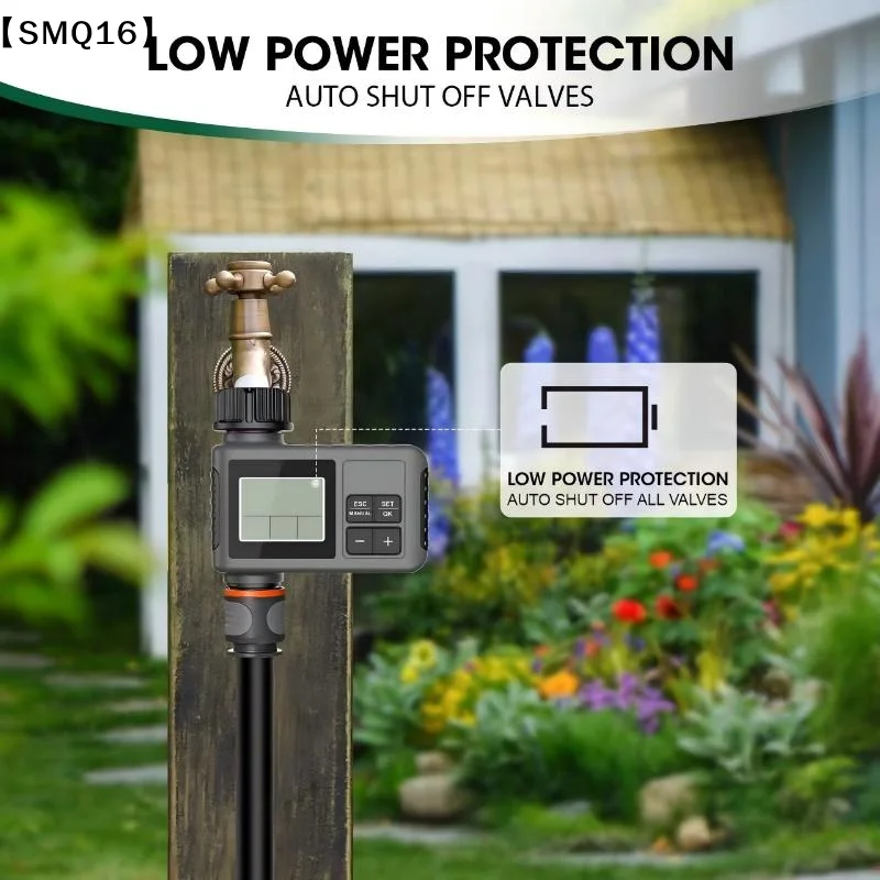 Automatic Water Timer Intelligent Irrigation Watering System Sprinkler Timer Garden Programmer Equipment IPX7 LCD Display【SMQ】