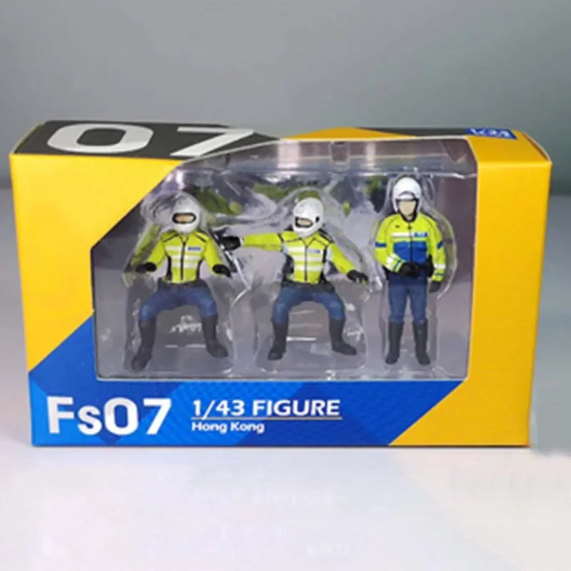 1/43 Schaal Tiny City Mini Pop Auto Model Scènes Politie/Patrouille Officier/Vuur Ambulance Accessoires Collectie Shows Souvenir