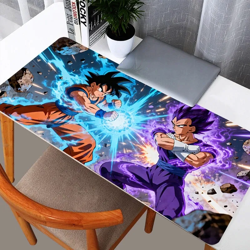 Mauspad Anime Gamer Mauspads Gaming Zubehör Varmilo Tastatur PC Computer Schreibtisch Matte XXL Teppich DBZ Dragon Ball Mousepad