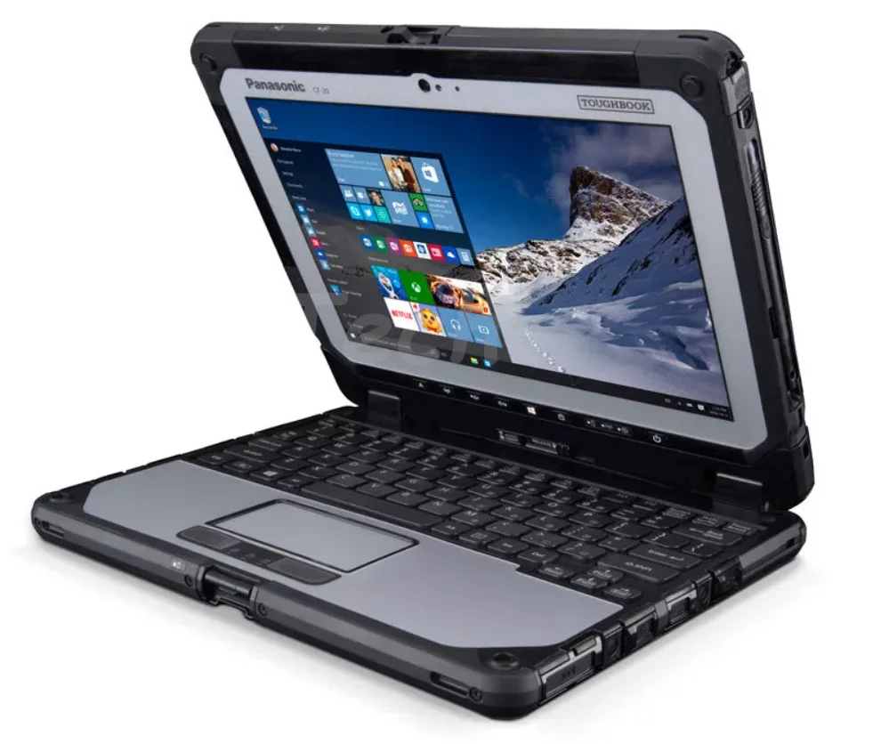 اللوحي Toughbook CF-20 CF 20 CF20 2 في 1 M5-6Y57 16GB RAM العسكرية في الهواء الطلق أداة تشخيصية كمبيوتر محمول متين 10.1 بوصة Win10 Win11