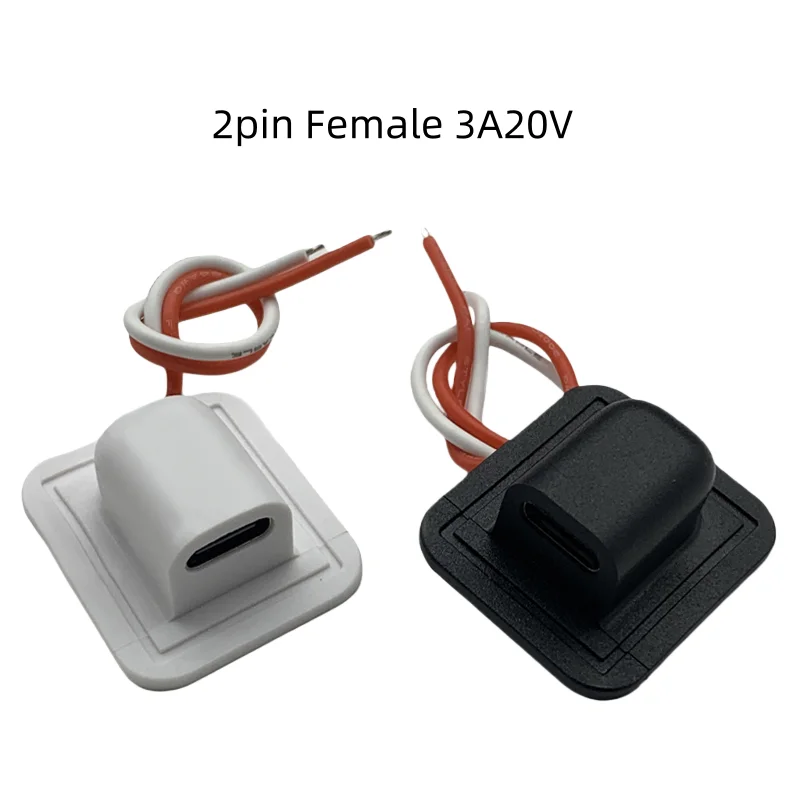 Type-C 2pin female socket mobile phone charging female head USB C port TPC charging port power socket modification USB Connector