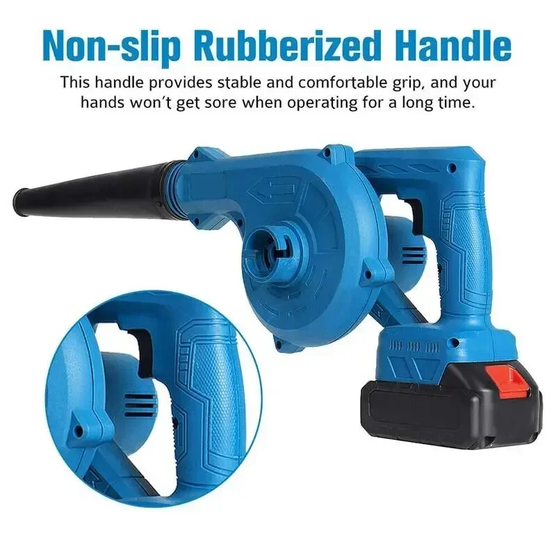 Cordless Electric Air Blower  Handheld Leaf Blower Dust Collector Sweeper Garden Tools For Makita 18V Battery