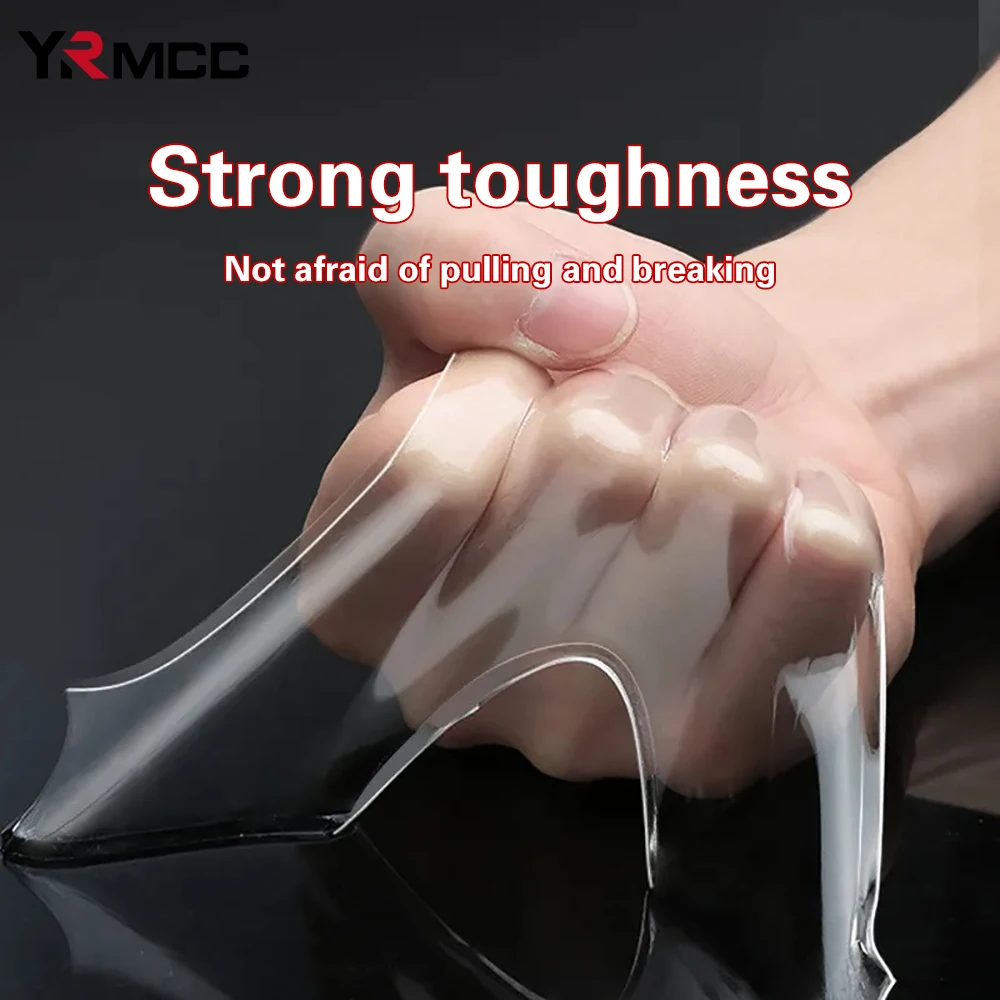 투명 양면 테이프 나노 방수 접착제 홈 인테리어 주방 욕실 세면 용품 장착 벽 스티커