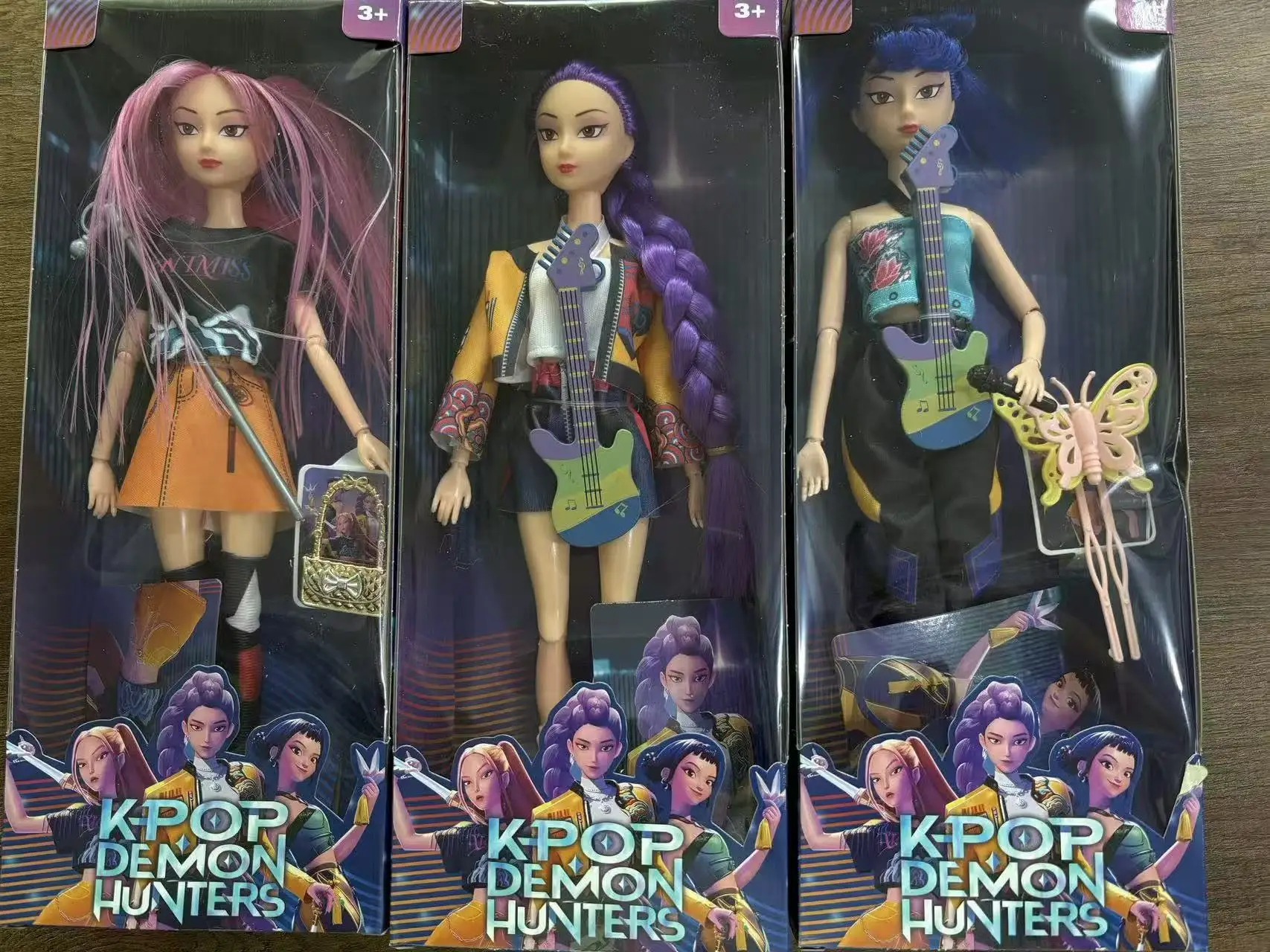 Une nouvelle poupée jouets Kpop chasseurs de démons figurine jouet Rumi Mira Zoey belle princesse bébé fille poupées en plastique bricolage jouet pour les filles