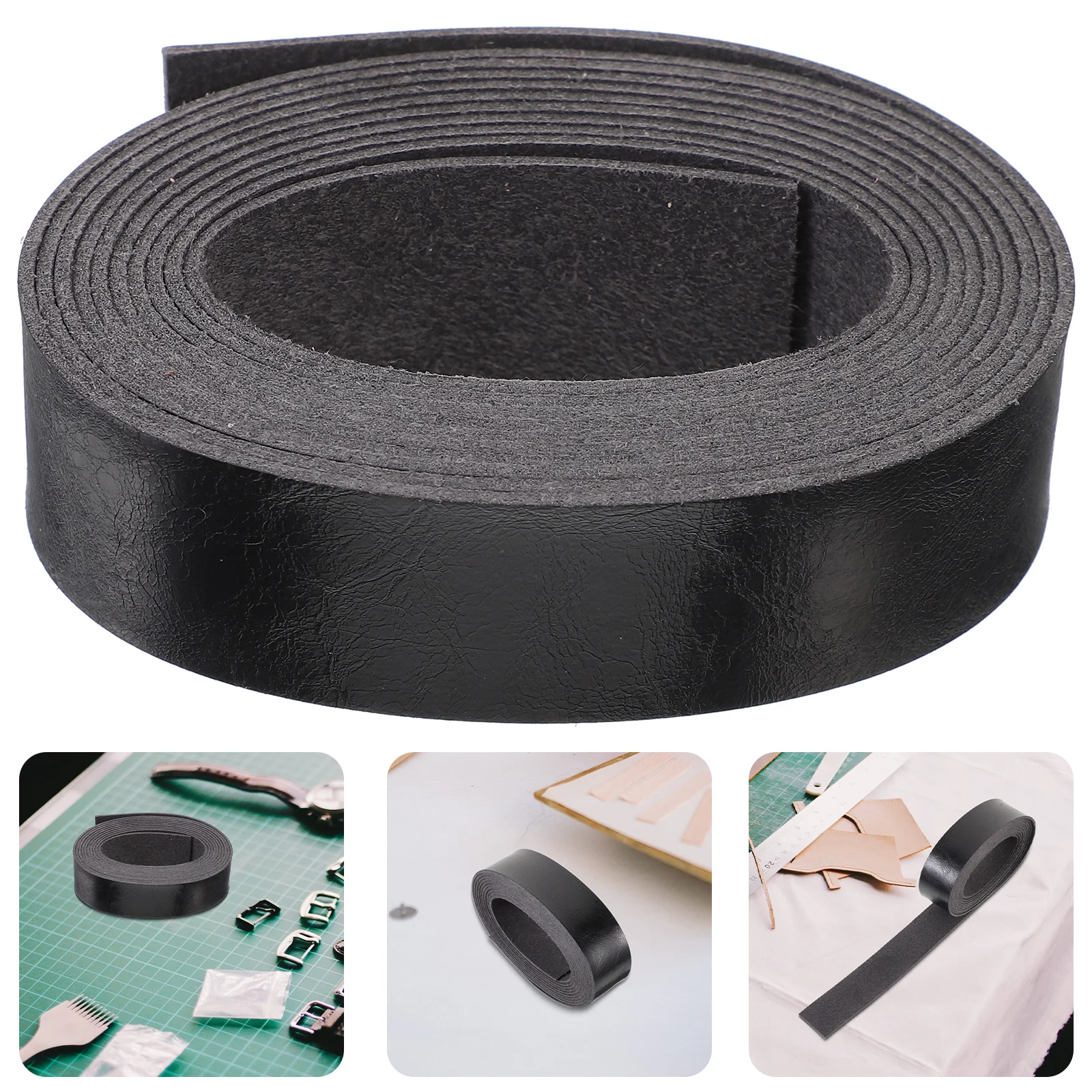 

Crafting Strap PU Material Realistic Texture Easy Use Sufficient Length for Bag Making DIY Projects Accessories