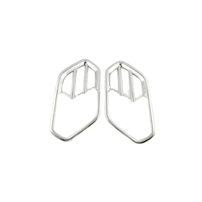 2Pcs/set ABS Chrome Car Front Fog Light Cover Frame Trim Fog Lamp Cover Styling Accessories For Ford Kuga Escape 2017 2018 2019