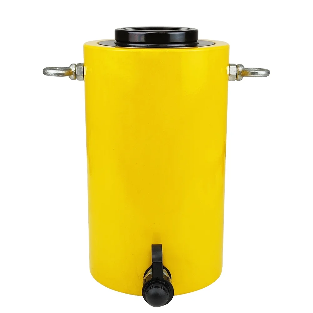 

Single Acting RCH-60100 Hydraulic Hollow Jack Cylinders 60 Ton Capacity Made of Steel