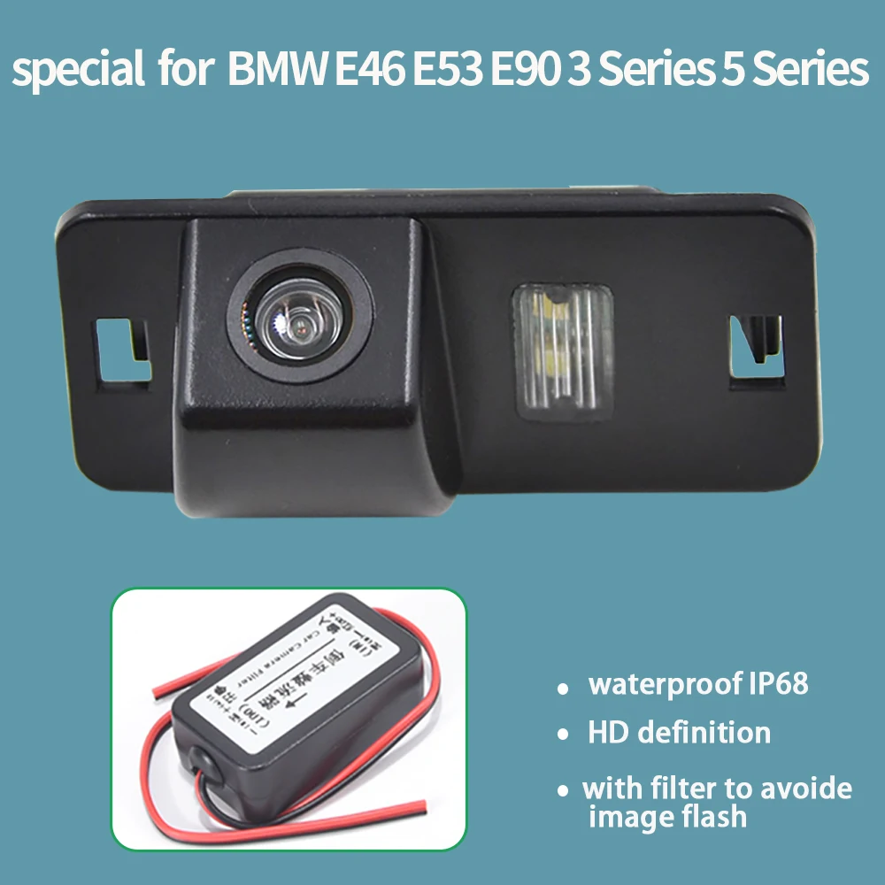

Автомобильная камера заднего вида для BMW E46 E53 E90 3 Series 5 Series, водонепроницаемая