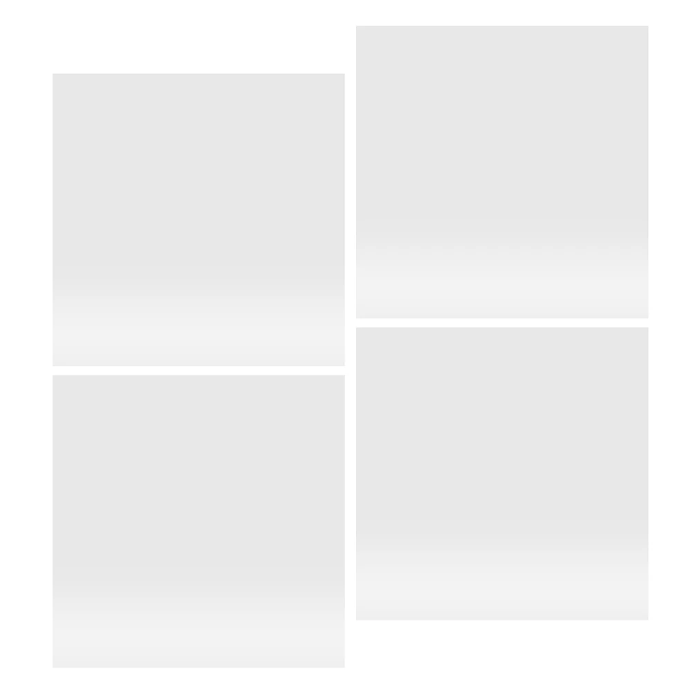 

4Pcs Square Mirror Wall Sticker Acrylic Material Safe Lightweight Wear Resistance DIY Home Decor Adhesive Mirror