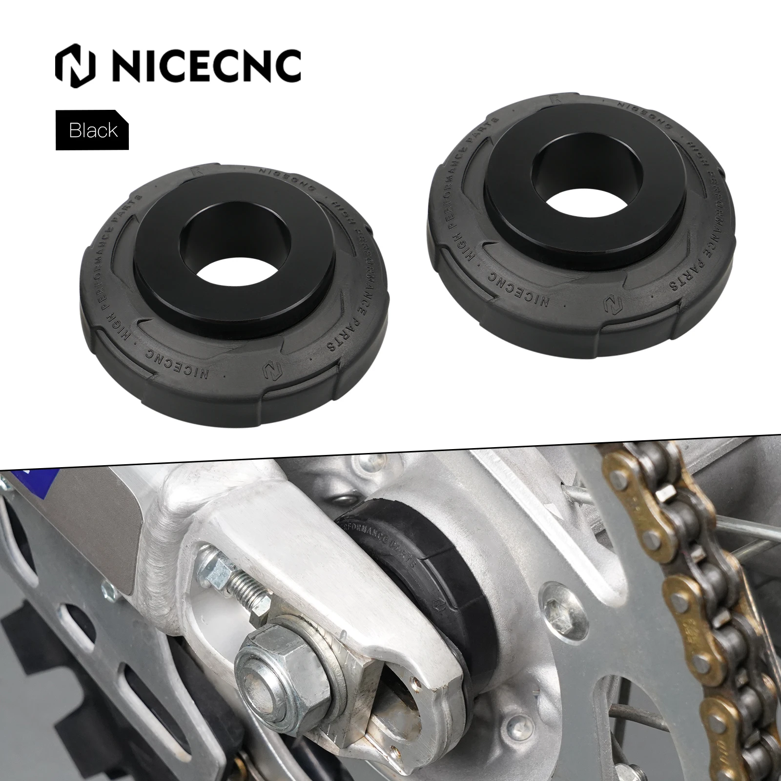 CNC Rear Wheel Spacer Bearing Cap Protector For Yamaha YZ125 YZ250 2006-2024 YZ250F YZ450F 2006-2008 WR450F WR250F YZ125X YZ250X