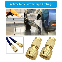 2Pcs Expandable Water Hose Repair Adapter Garden Hose Connector Garden Hose Dropshipping