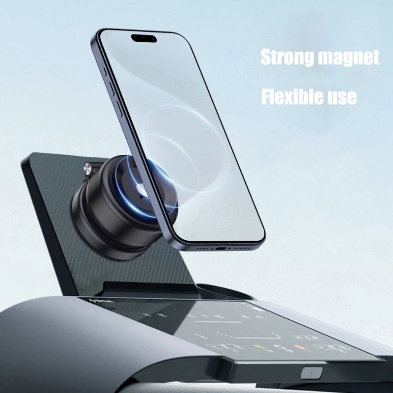 Vehicle Phone Mount Rack Bracket Electric Suction with Vacuum Attachment 360 Degree Rotation for Safe Driving Experience