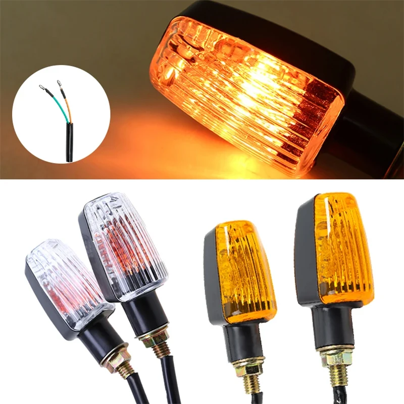 Motorcycle Turn Signals Indicator light Universal 12V Amber Blinker Lamp For Honda Yamaha Suzuki Kawasaki Harley Accessories