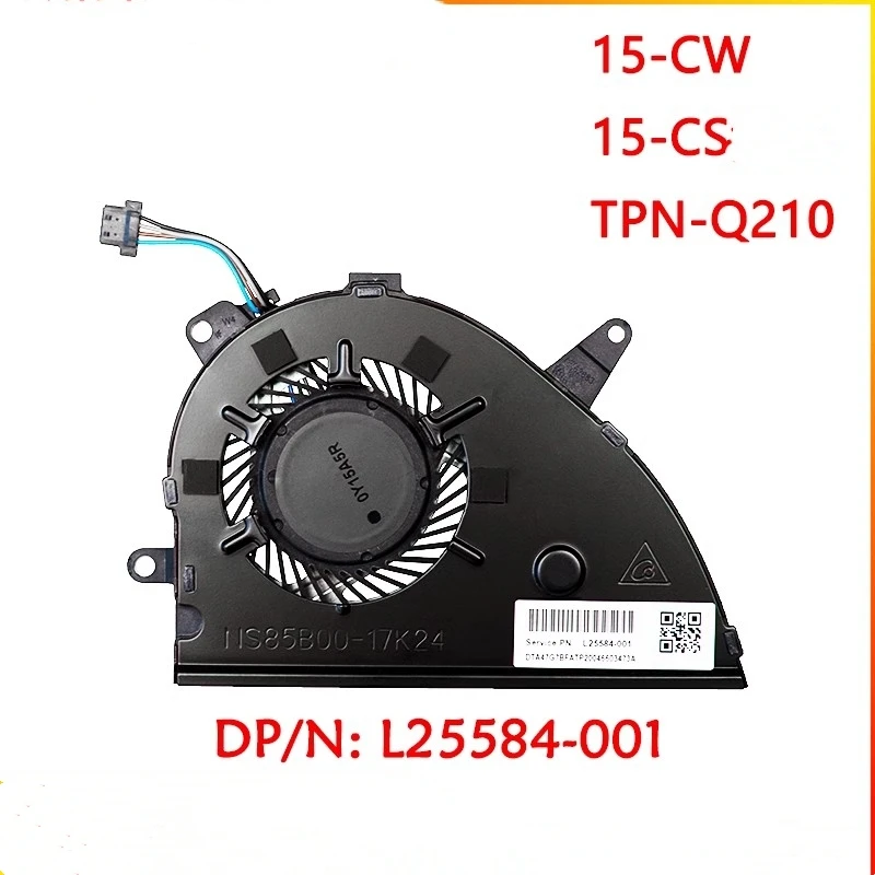 

Free shipping, brand new and original, suitable for HP 5-CW 15-CS integrated TPN-Q210 cooling fan L25584-001 laptop fan