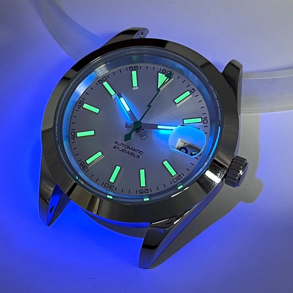 36mm/39mm Water-Resistant Automatic Mechanical Watch with Sapphire Glass, New Model with Green Hands, Equipped with Chinese NH35 view 6