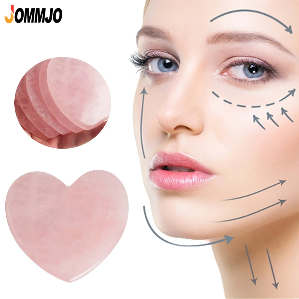 

1pcs Heart Shape SPA Massage,Guasha Board Scraping Massage Tools for Body Facial Skin Lifting Firming Acupuncture Guasha Board