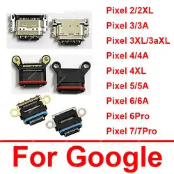 Micro USB Charging Port For Google Pixel 2 3 4 5 6 7 A XL Pro Mini Tpye C USB Charger Dock Connector Replacement Repair Parts