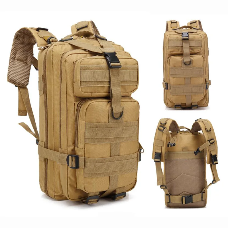3P Tactical Backpack 20L-25L 1000D Nylon Outdoor Hiking Camping Traveling Fishing For Men Hunting Bag Sport Backpack
