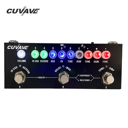 CUBE BABY Multifunctional Guitar Effect Pedal Processsor 8IR Cabinets Simulation Chorus Guitar Effect PedalPhaser Reverb Vibrato