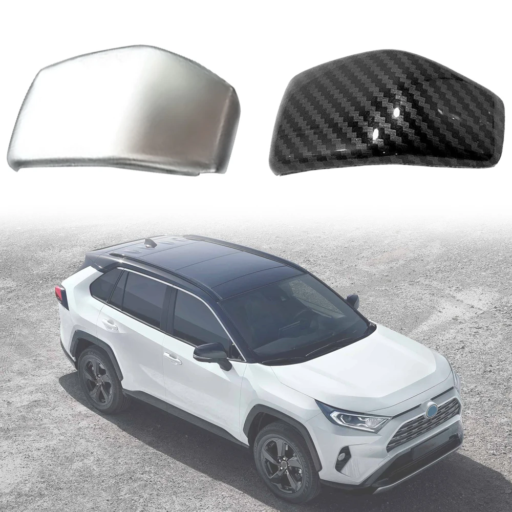 

Car Carbon Gear Shift Cover Trim ABS For Toyota RAV4 2019-2021 Car Accessories