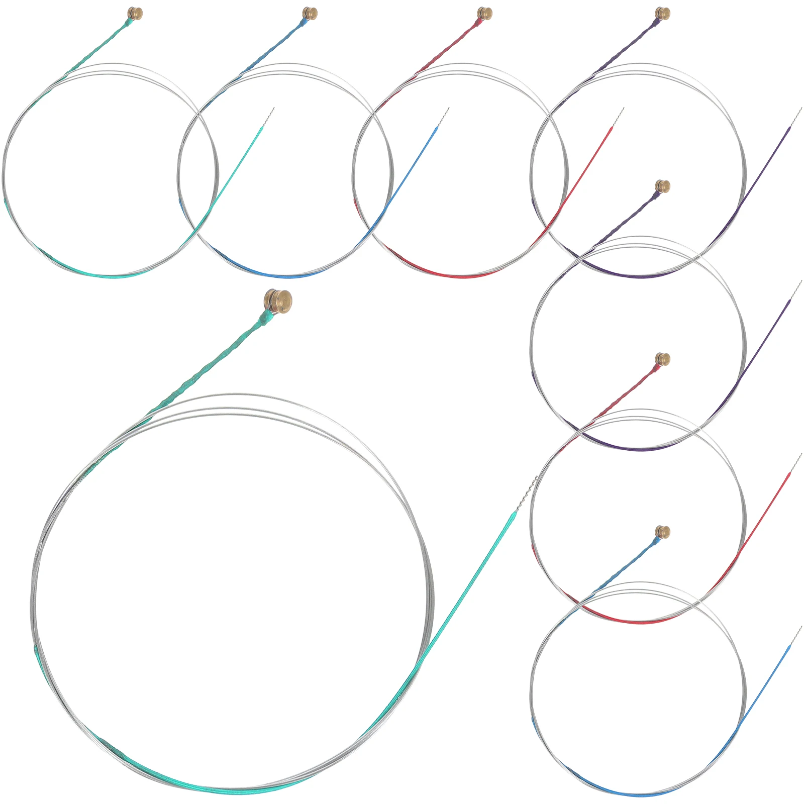 

2Sets Viola Strings Metal Best Replacement Sweet Timbre Increased Brightness Volume Reduced Noise Musicians Choice