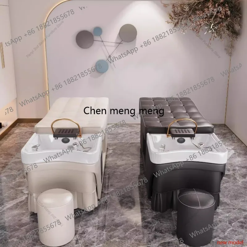 Style Massage Shampoo Chair Nordic Creativity Hairdressing Shower Shampoo Bed Ergonomics Salon Furniture Cadeira Salao  N138