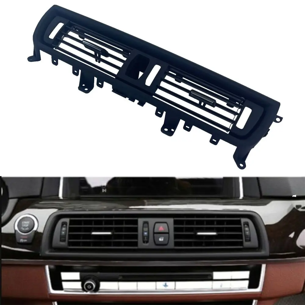 For BMW 5-Series F10 528 530 2010-2016 High Quality ABS Black Air Grille Air Conditioning Vent Panel Car Accessories