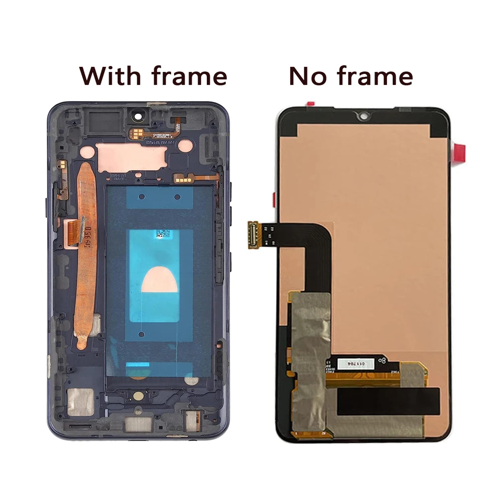 AAA+++ For LG G8X ThinQ LCD Display Touch Screen Digitizer Assembly With Frame Display For LG V50S LCD LLMG850EMW Replacement