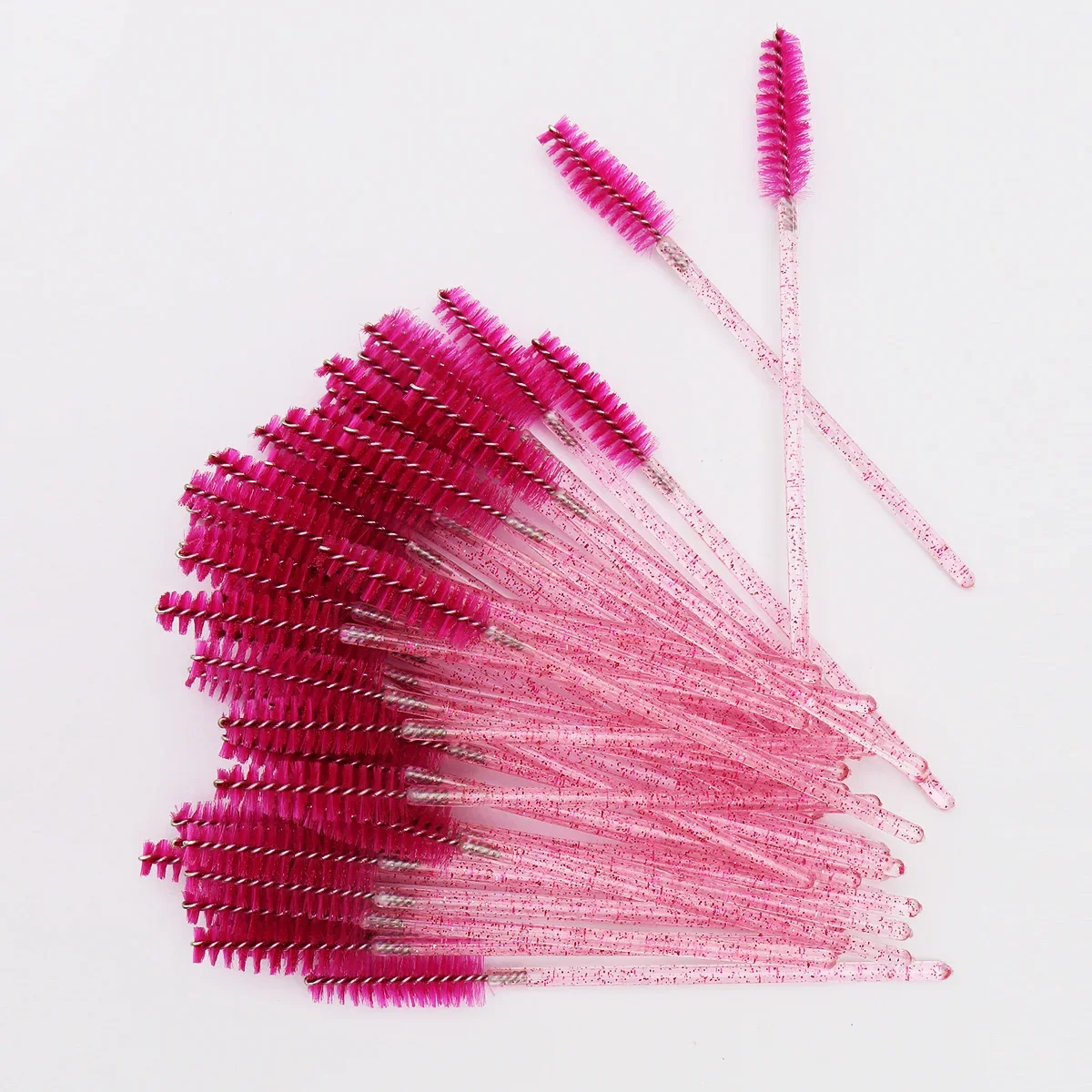 50 Stuks Kristal Wimpers Borstel Kam Wegwerp Wimpers Extension Mascara Wands Make-up Professionele Make-up Beauty Tool