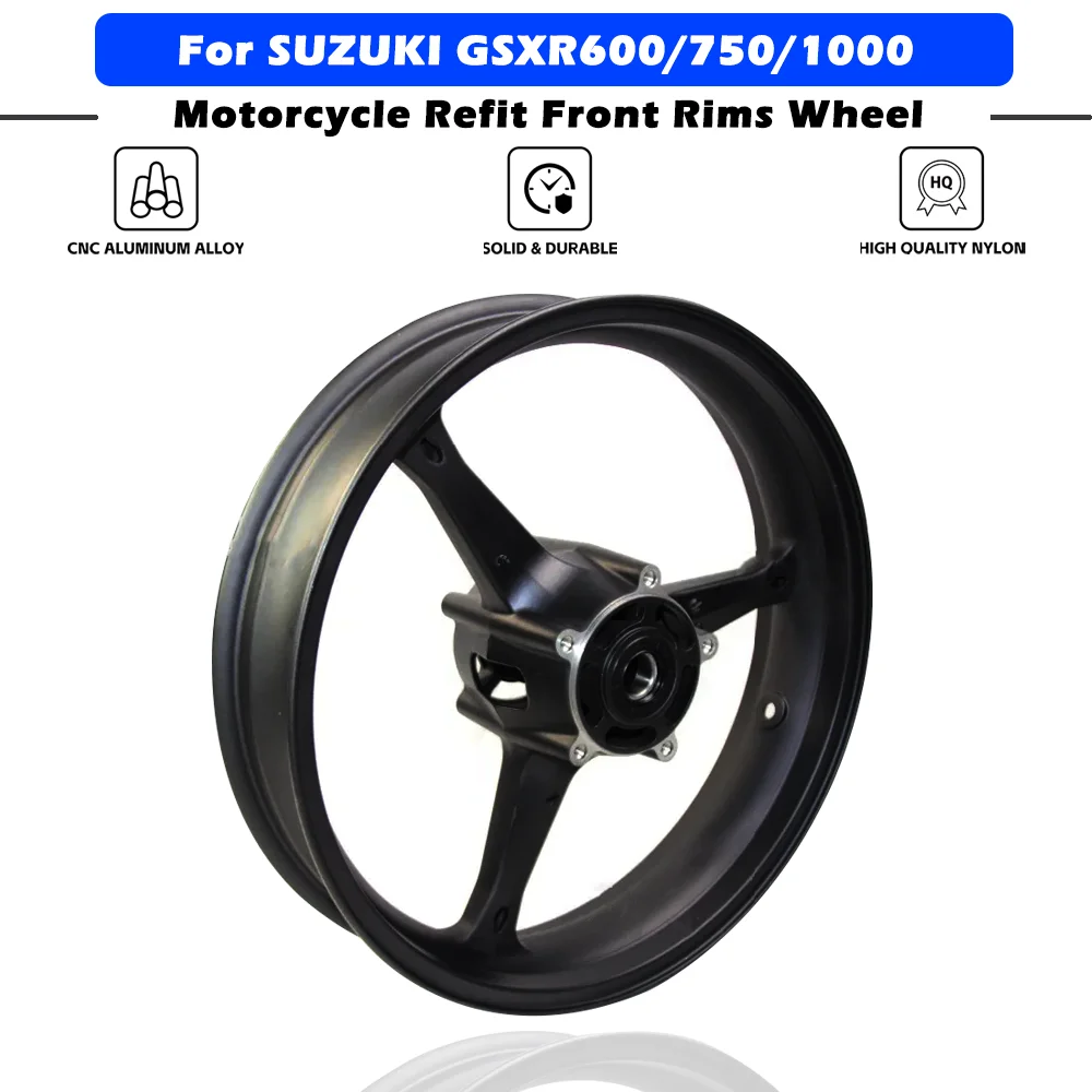 Motorcycle Front Wheel Assembly Wheel Rim Steel Rim For SUZUKI GSXR600/750 2006-2007 GSXR1000 2005-2008 Wheels Rims