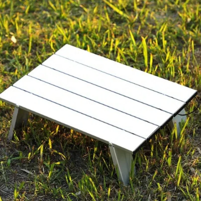 Folding Table Outdoor Portable Camping Table Aluminum Alloy Lightweight All In One Beach Table Picnic Folding Table