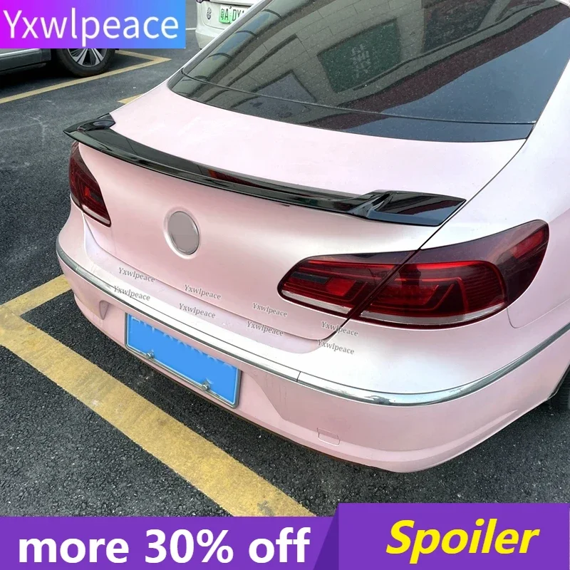 

For Volkswagen VW Passat CC 2009-2018 High Quality ABS Plastic Unpainted Color Rear Trunk Lip Spoiler Trunk Wing Car Accessories