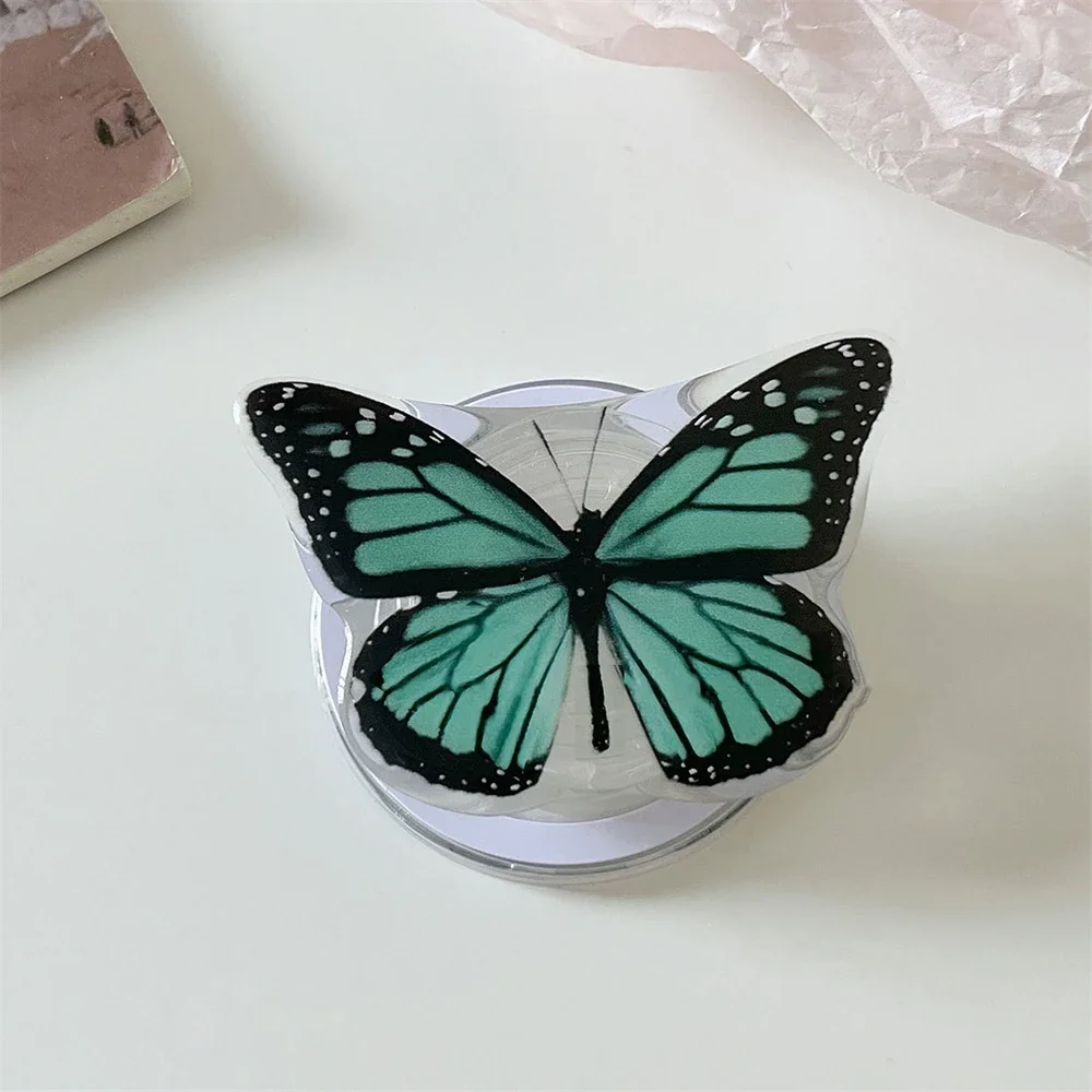 Cute Butterfly Magsafe Phone Grip Tok Sockets Cellphone Accessories Mobile Bracket Korea Griptok Phone Stand Holder