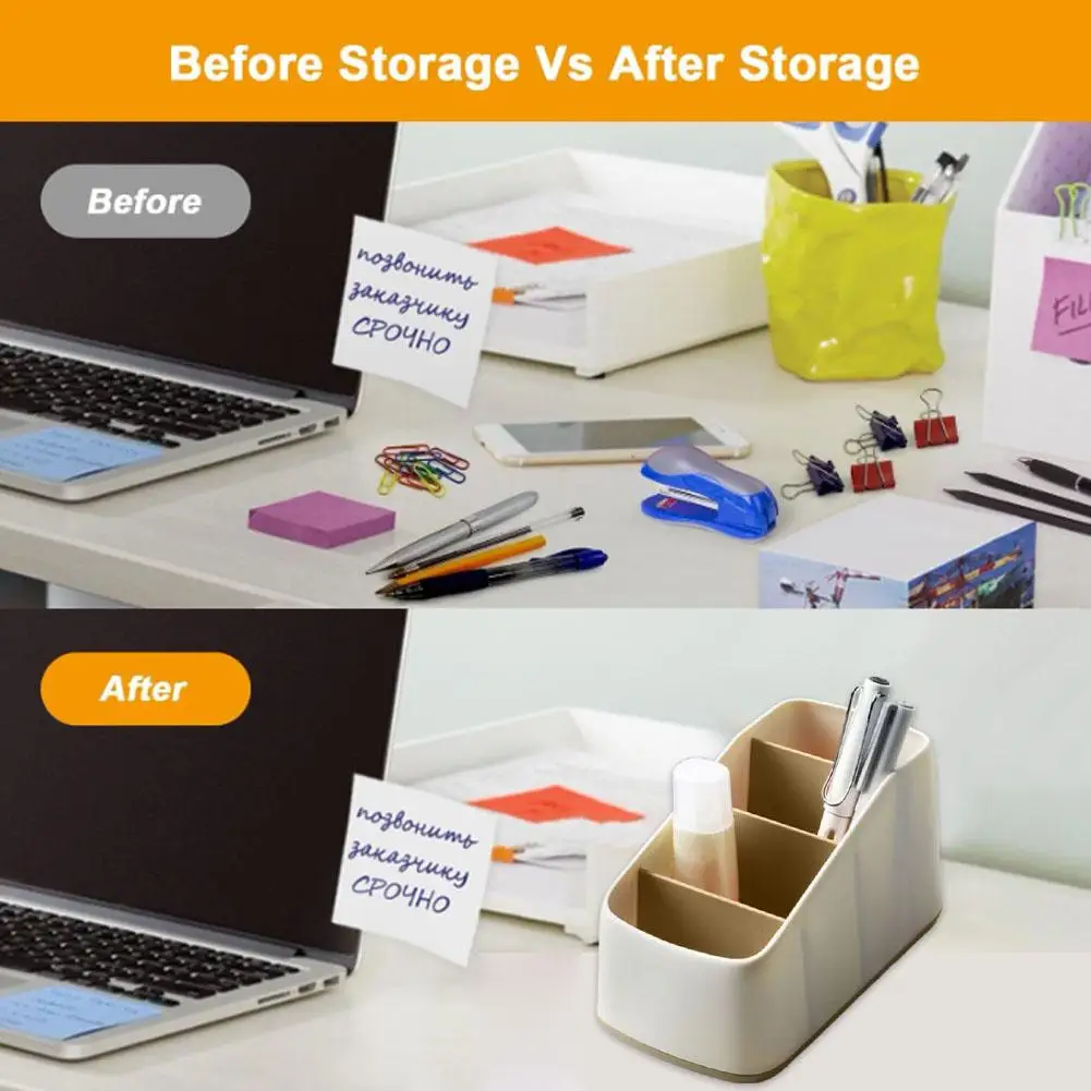 Remote Control Organizer TV Remote Holder For Table Multipurpose Desktop Storage Box Bedroom Living Room Organizer