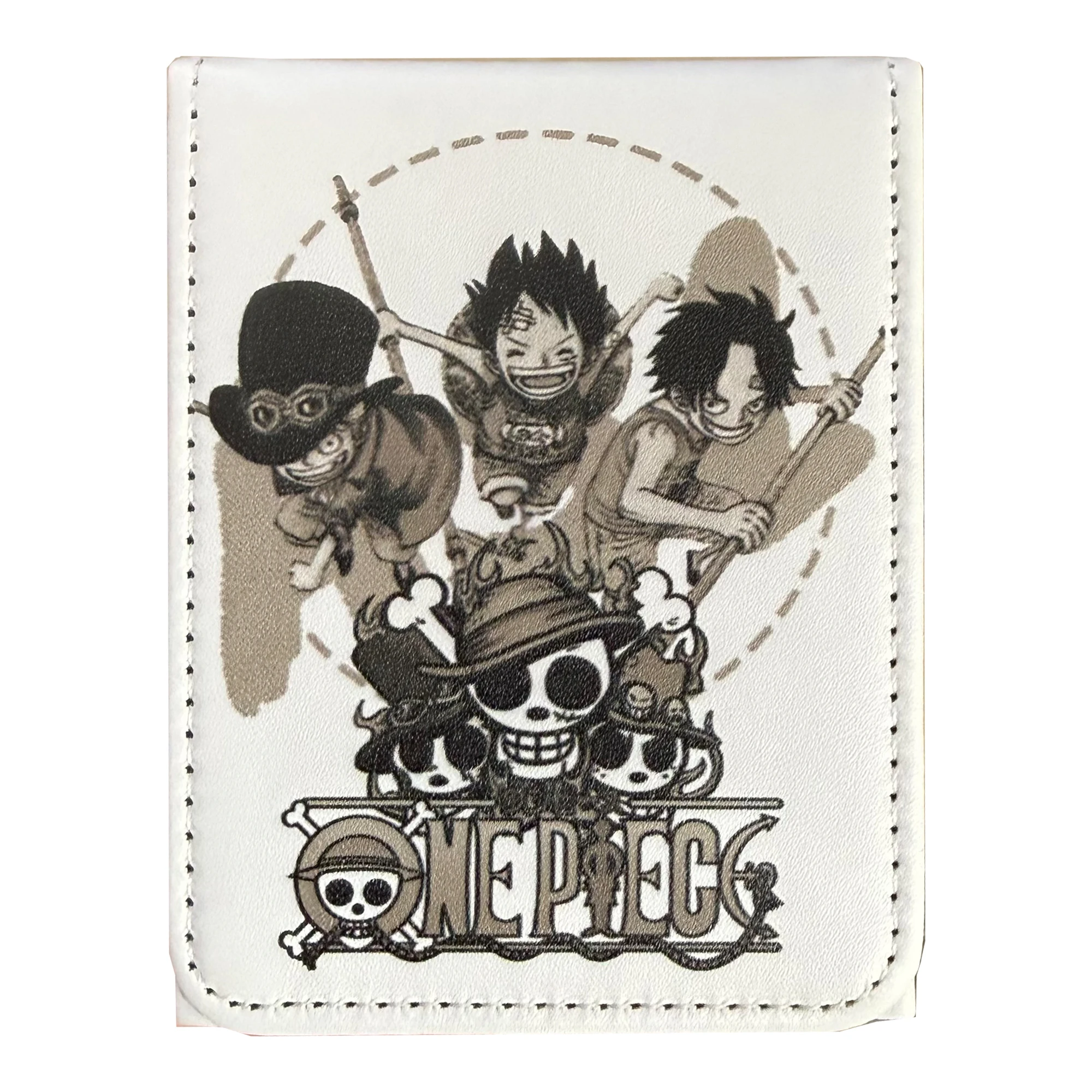 

Diy Self Made One Piece Three Brothers Коробка для хранения карт Opcg Roronoa Zoro Luffy Кожаная коллекция Защитная коробка для карт Подарочная игрушка