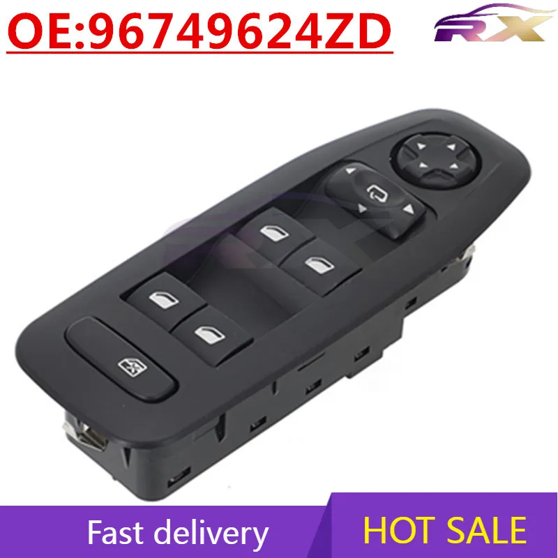 

OEM:96749624ZD Power Window Master Control Switch For Peugeot 208
