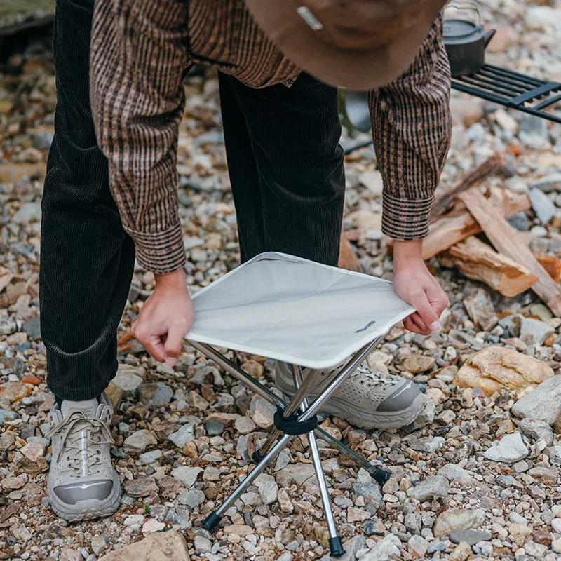 Naturehike - wysuwana ławka narożna na kemping, lekki, przenośny stołek wędkarski, na zewnątrz