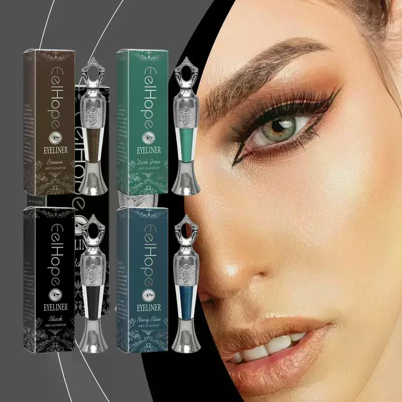 Bold colored eyeliner with natural pigments smooth gentle application durable wear for school or university makeup