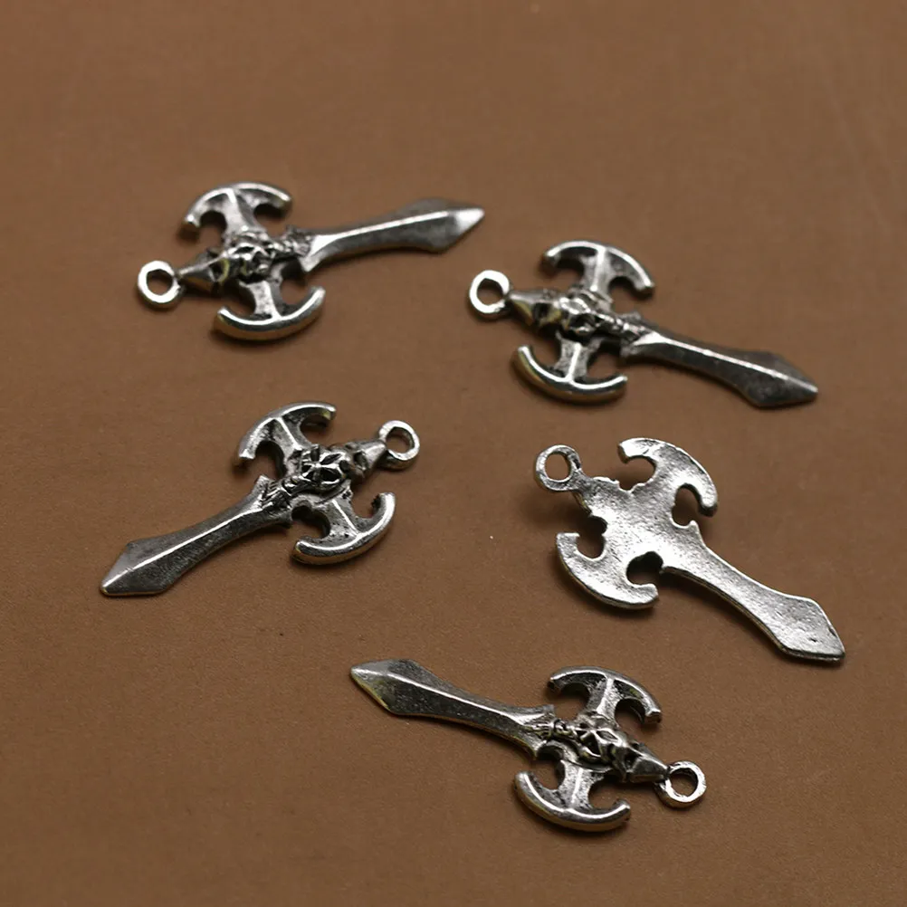 

20 шт. простых, но стильных подвесок-черепов из сплава для изготовления ювелирных изделий своими руками: ожерелий, браслетов, серег, брелоков, цепочек для свитеров, браслетов на ногу