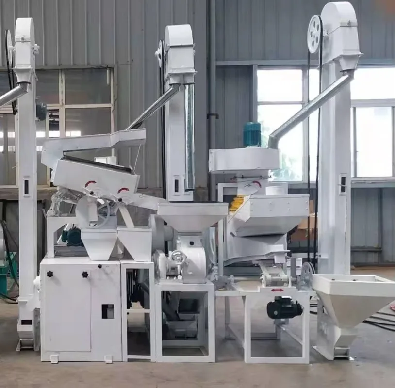 Full Auto Combined Rice Mill 20T/Day Huller Milling Complete High Output System Custom