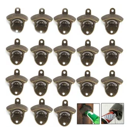 Beer Opener 20pcs Pack Kitchen Wall Mounted Rustic Wine Bottle Opener Vintage Home Party Supplies Retro Zinc Alloy Material