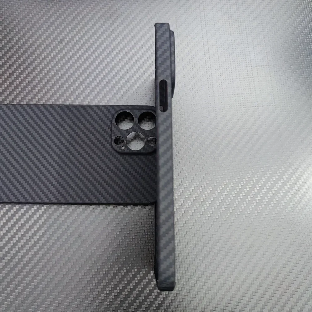 for iPhone 16/15/14/13 Pro Max case Pure Carbon Fiber Fine hole camera Thin  Aramid fiber phone Cover for iPhone 15 pro 13mini