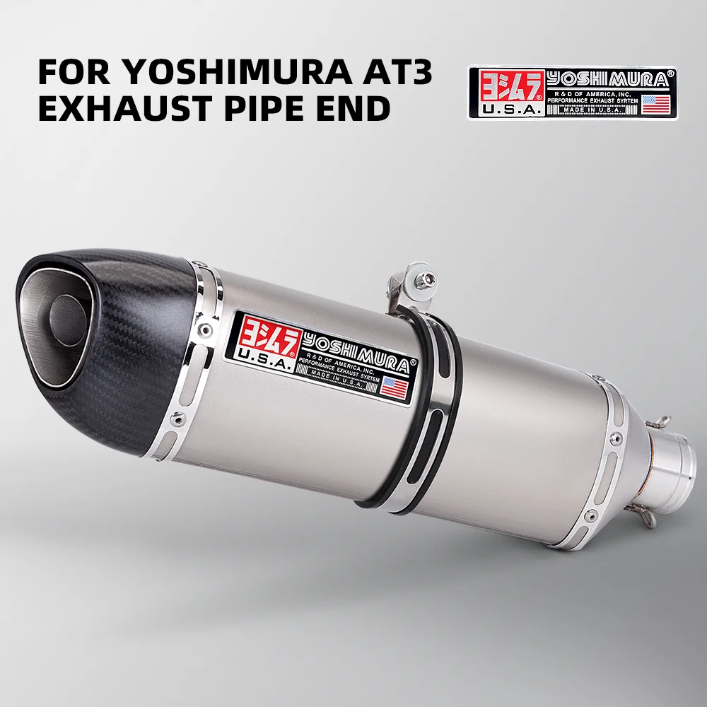 

51mm Universal Motorcycle Yoshimura Exhaust Muffler Escape Modified Motorbike 51mm Muffler For ZX6R ZX10 Z900 CB650R S1000RR R6