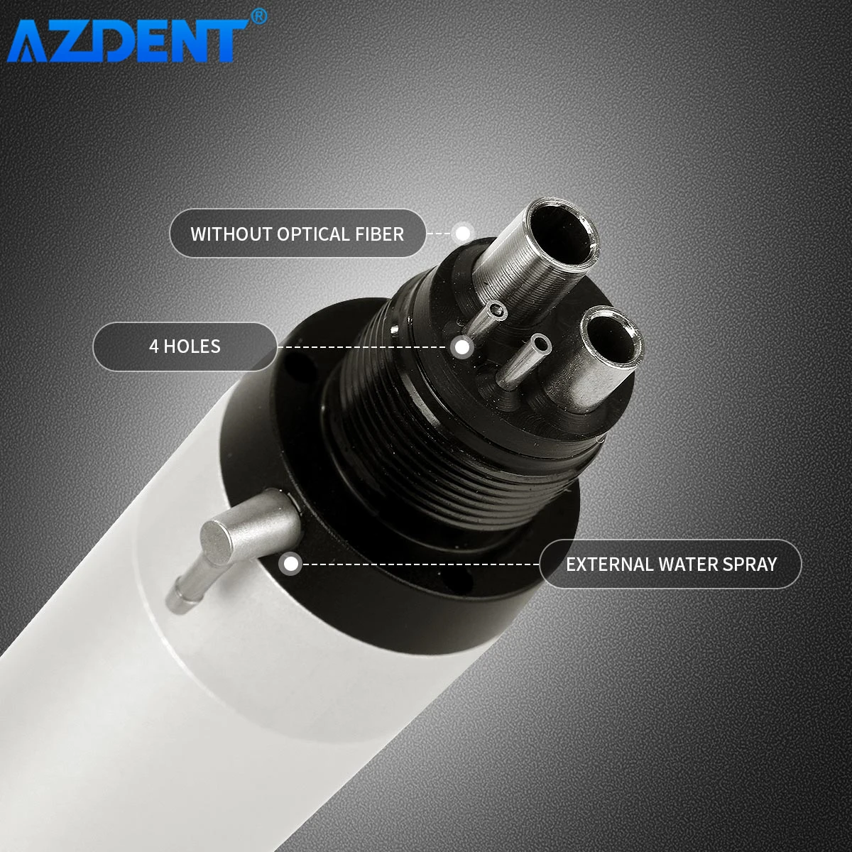 1PC Dental Air Motor 2 Holes 4 Holes AZDENT Low Speed Handpiece Kit Contra Angle Straight Nose Handpiece Dentistry Tool Dentists