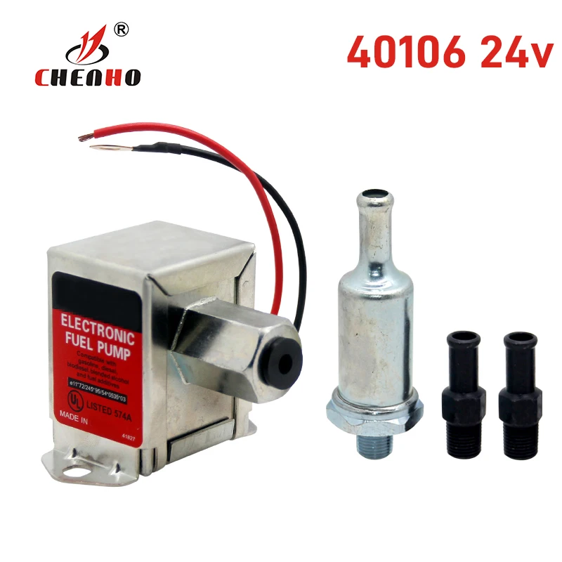 High Quality 24V With Red Label Low Pressure Fuel Pump For Carburetor For FORD 40106 40107 - Image 2