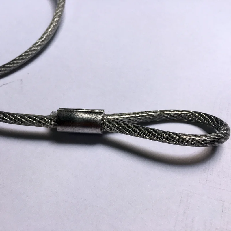 10pcs Stage Lighting Safety Rope Cable Truss Beam Moving Head LED Par DJ Machine Protection 3mm Steel Wire Silver 70cm Length