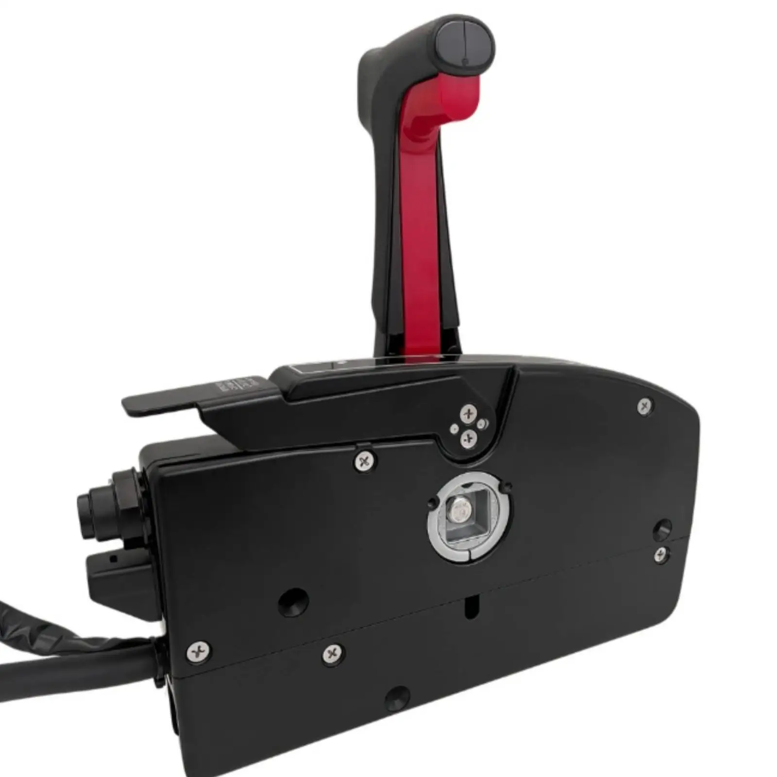 Boat Throttle Control Lever for Marine Power Outboards with Neutral Indicator and Emergency Cutoff Switch